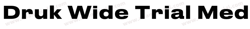 Druk Wide Trial Medium字体转换